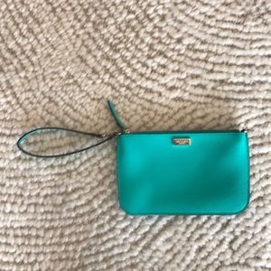 NWOT Green Kate Spade wristlet